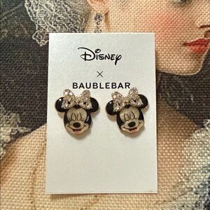 Minnie Mouse Earrings by Bauble Bar x Disney Jewelry